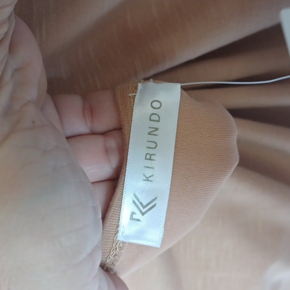 Kirundo dress  Size Medium, bodycon, tan - Picture 5 of 10